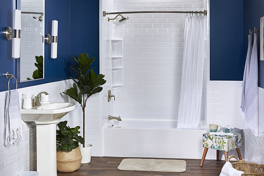 Elegant bathtub remodel