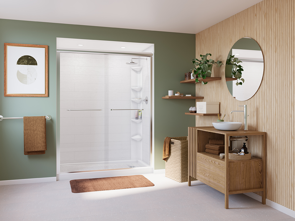 Japandi bathroom renovation